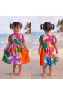 Hand Painted Rayon Kids Dress
